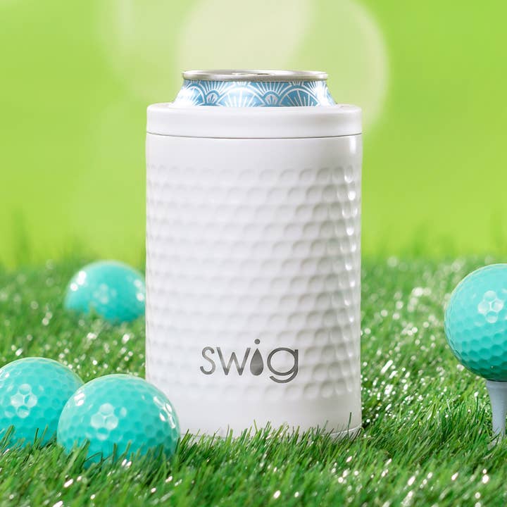 Swig Life - Wholesale Drink Huggers & Koozies - Golf Ball Can + Bottle Cooler (12oz)4