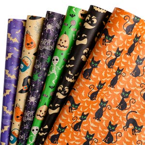 MR FIVE Metallic Orange Tissue Paper Bulk,20 x 28,Orange Tissue Paper for  Gift Bags,Orange Gift Wrapping Tissue Paper for Halloween Autumn