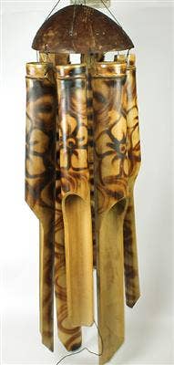 Western Counties Wholesale – wholesale Wind chime – Bamboo Burn Flowers windchimes0