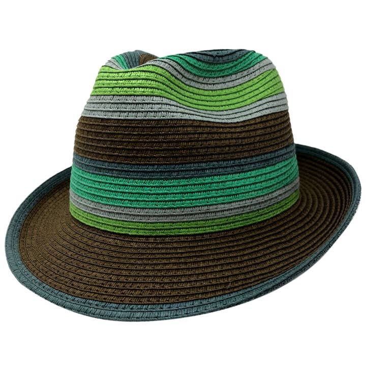 One Fresh Hat - Wholesale Straw Hat - Unisex - Multi Color Stingy Brim