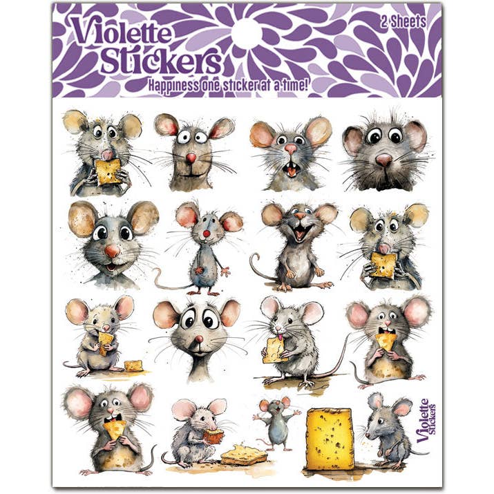 Violette Stickers – wholesale Sticker – K331 Mini Mice Stickers