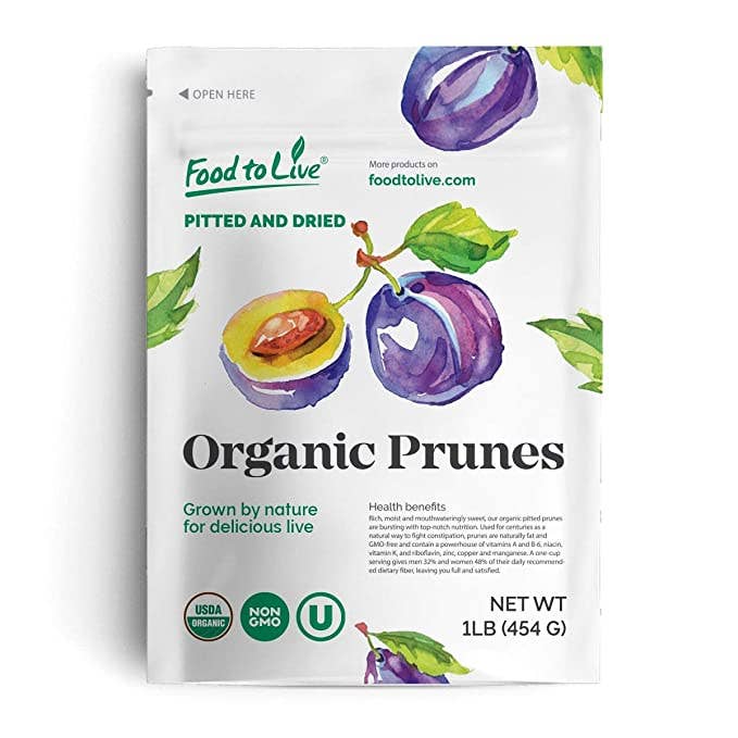 Food To Live - Wholesale Dried/dehydrated fruit - Organic Pitted Prunes — Dried California Plums, Unsulfured