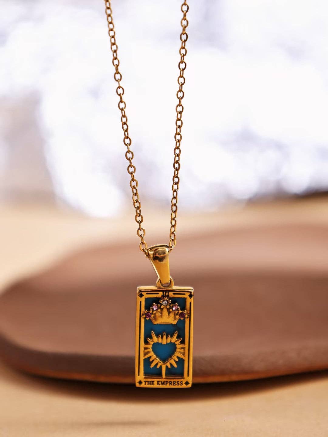 Revelari - Wholesale Pendant/Charm Necklace - Tarot Card Pendant Necklace – The Empress1