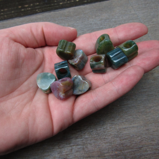 Keystone Crystals - Wholesale Beads - Gemstone Heart Bead 14mm with Large Hole – Jewelry Making 5