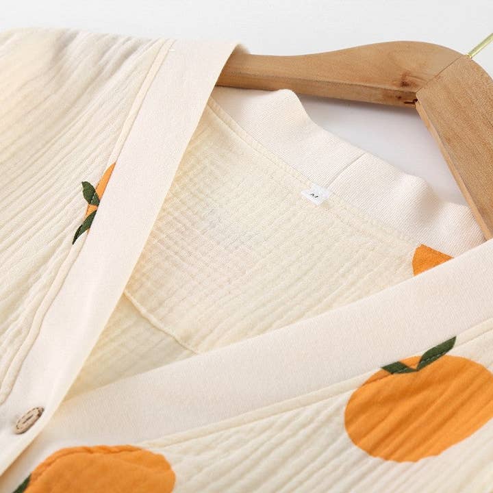 Sheer Trend - Wholesale Sleepwear set – Women's - Women's Floral Print Long Sleeve Pajama Set5