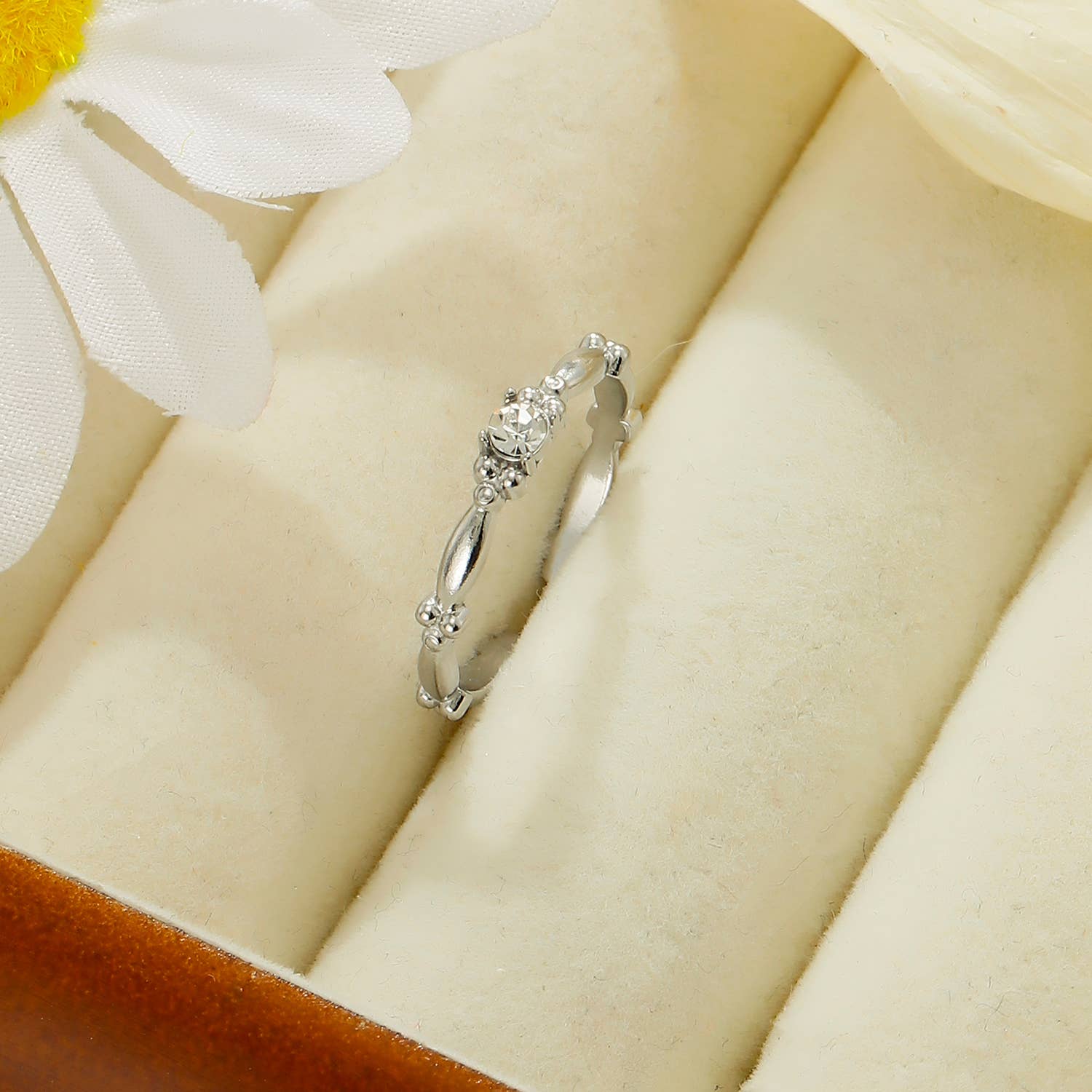 Kapyco - Wholesale Single Stone/Solitaire Ring - Stainless steel ring - BG3102541