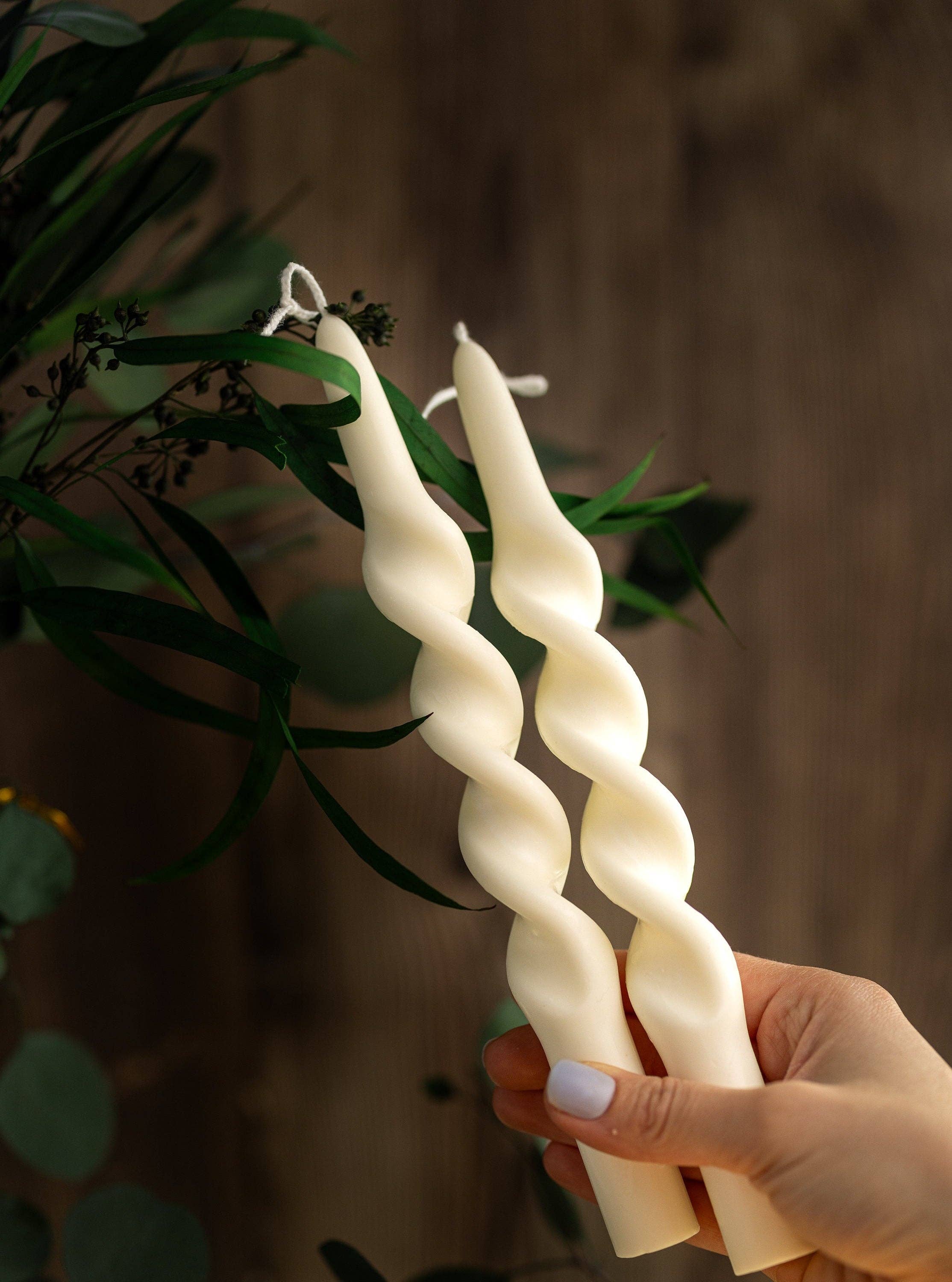 MySunshineCandless - Wholesale Tapered Candle/Candlestick - Twisted Spiral Candle /Taper Candles /Dinner Table/Weeding4