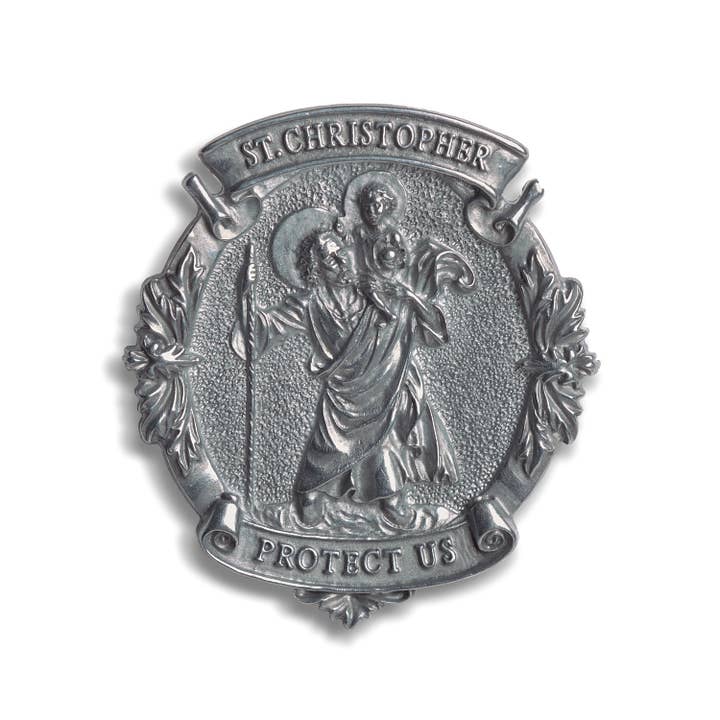 Roman - Wholesale Keepsake Coin/Token - St Christopher Visor Clip Carded; 6 Assorted 36-pc w/Display5