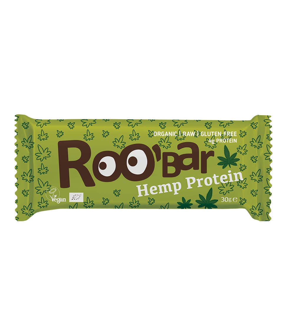Smart Organic - Wholesale Snack Bar - Hemp Protein Bar, Bio, Roobar, 30g