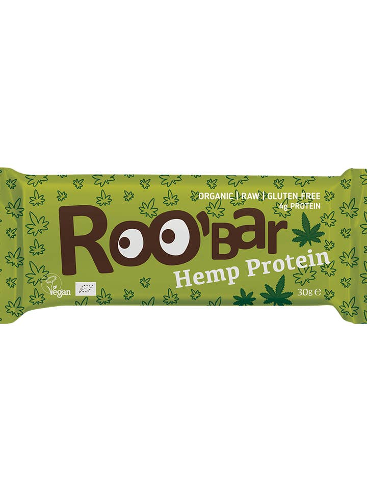 Barre protéinée au chanvre, Bio, Roobar, 30g pour la vente par Smart Organic