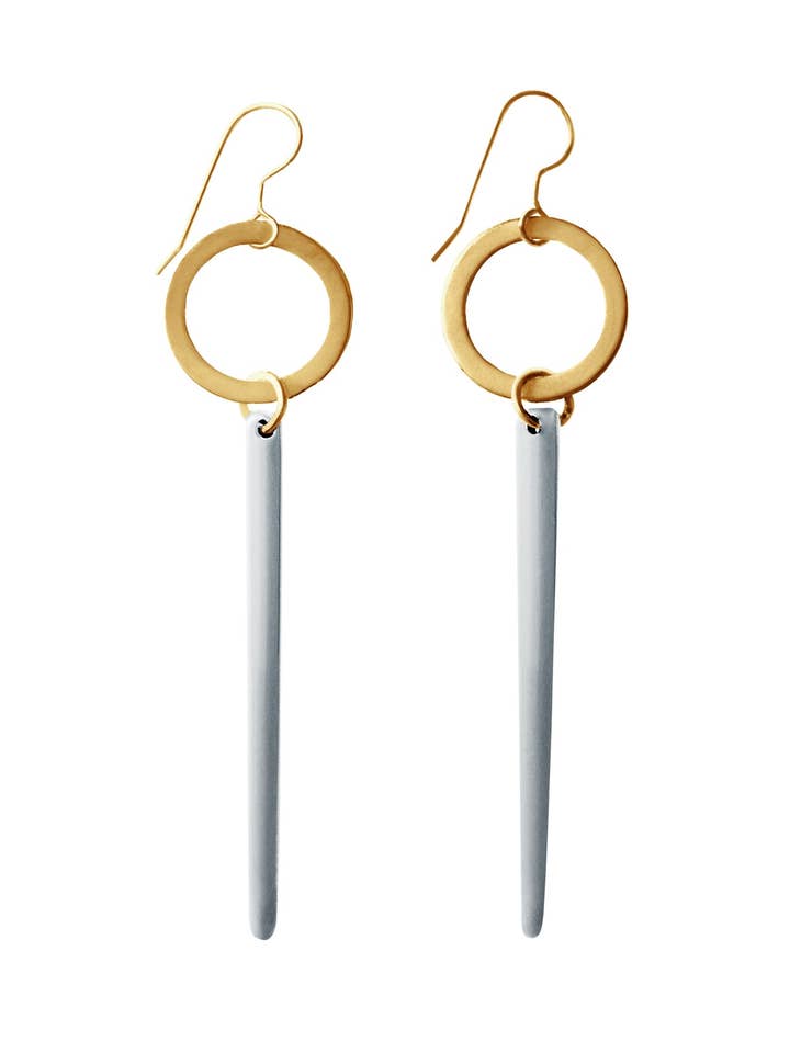 Saber Earrings for wholesale by LJ Sonder