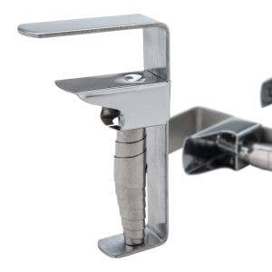 Fackelmann - Vendita all'ingrosso Tovaglie per esterni - Clip per tovaglia Tecno in acciaio inossidabile set da 82