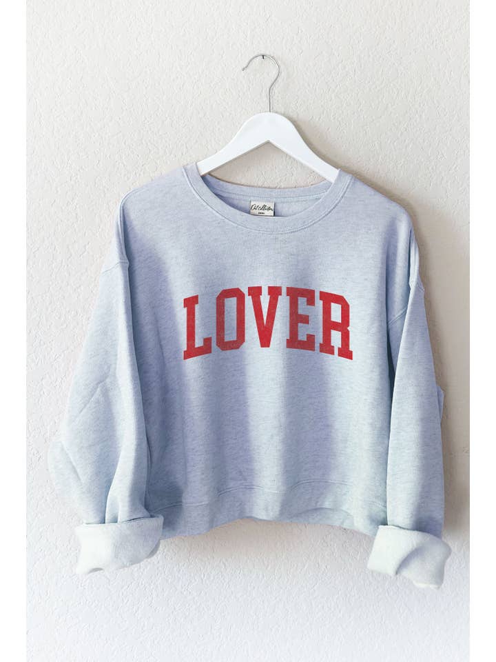 OAT COLLECTIVE - Wholesale Graphic Sweatshirt - Women's - LOVER Mid Graphic Sweatshirt