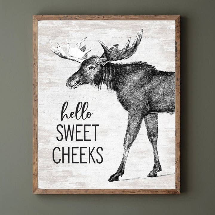 Moose Hello Sweet Cheeks for wholesale by Lettered & Lined