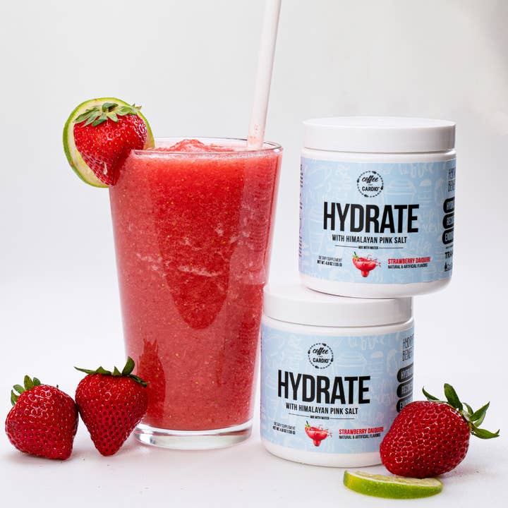Coffee Over Cardio® - Wholesale Powdered Health Drink - Hydrate Strawberry Daiquiri Electrolyte Powder Drink Mix