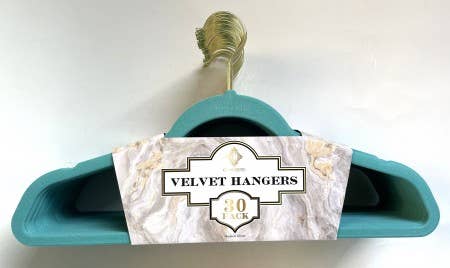 Concepts In Time - Wholesale Clothes hangers - Concepts 30pk Velvet Hangers – Sleek, Sturdy & Non-Slip8