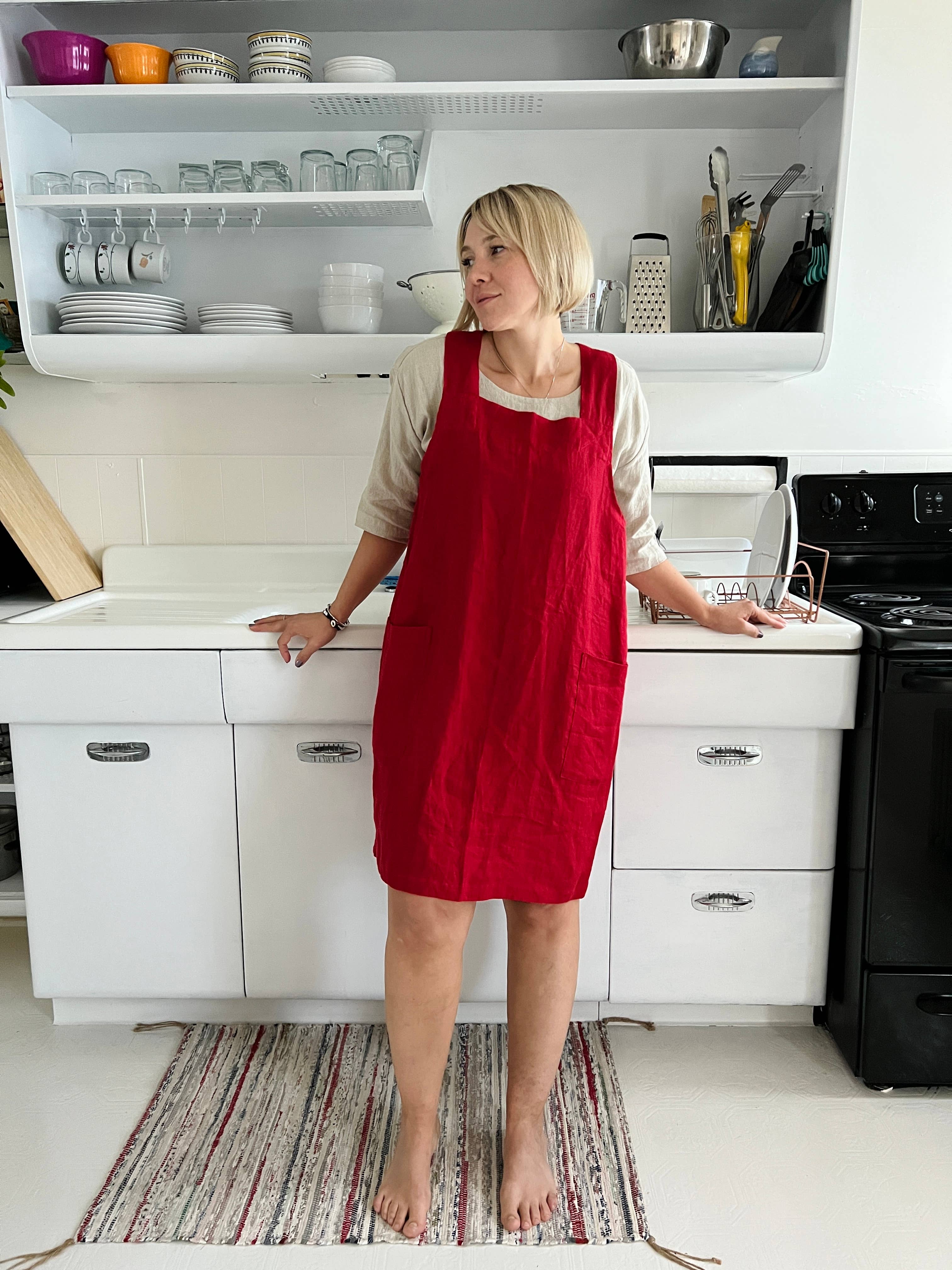 VIKOLINO - Vente Tabliers - Pinafore en lin (tablier japonais)21