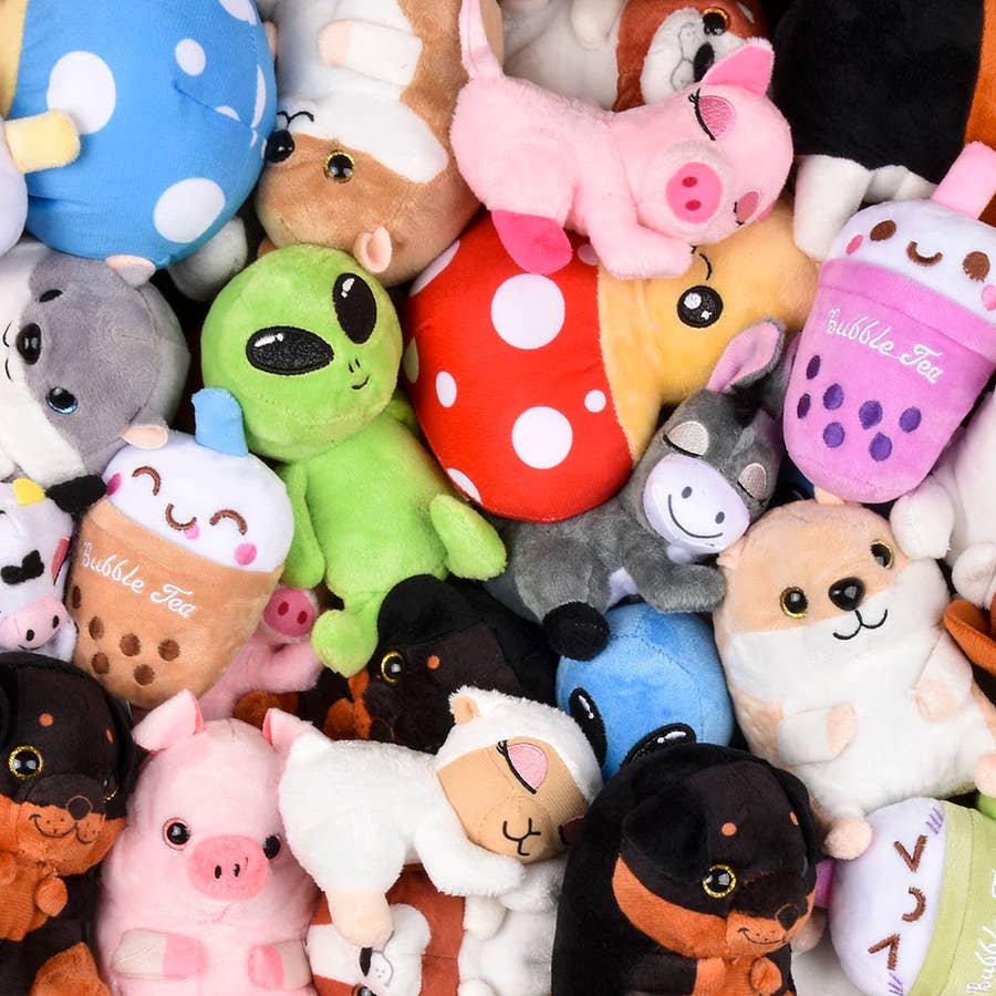 Wholesale Plush Toys - 10 Cotton Candy Animals