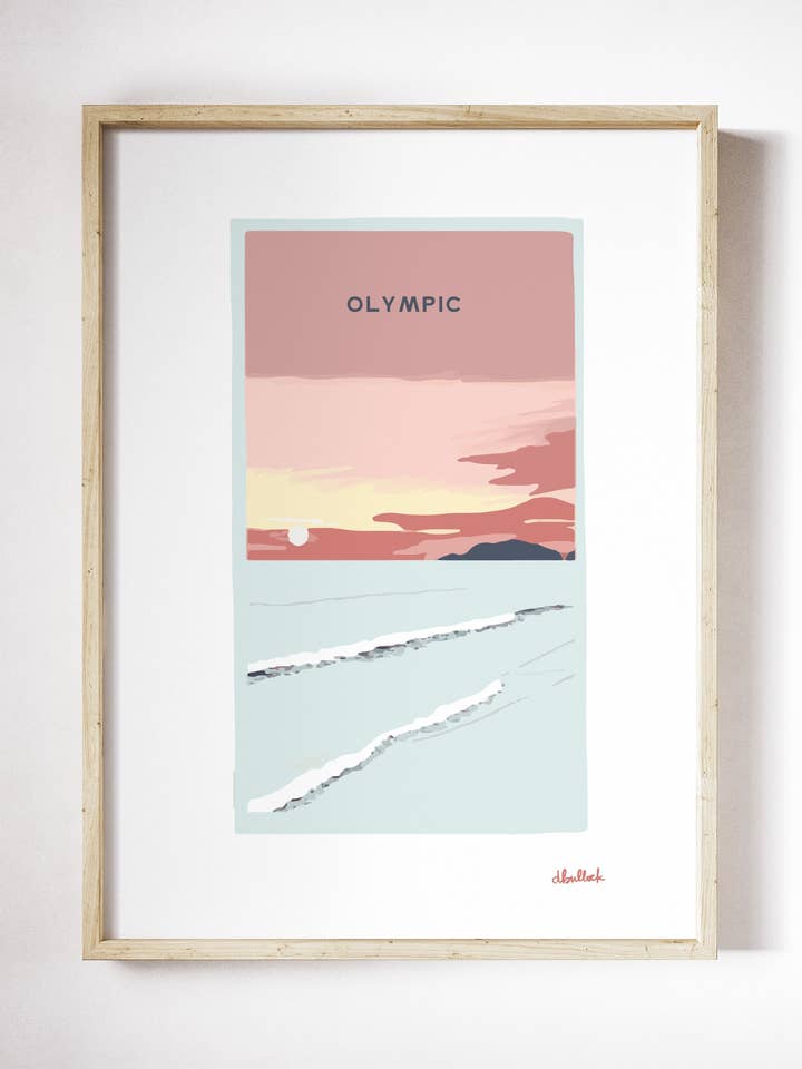 Olympic National Park Print for wholesale by Daley Kaye Studio