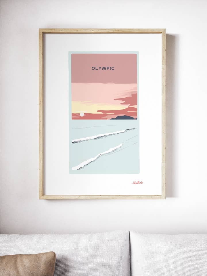 Olympic National Park Print for wholesale by Daley Kaye Studio