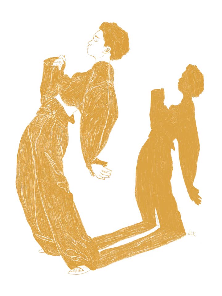 Jenny Liz Rome's Dancing At Home #5 Print for wholesale by Peach & Clementine - Curated Print Collection