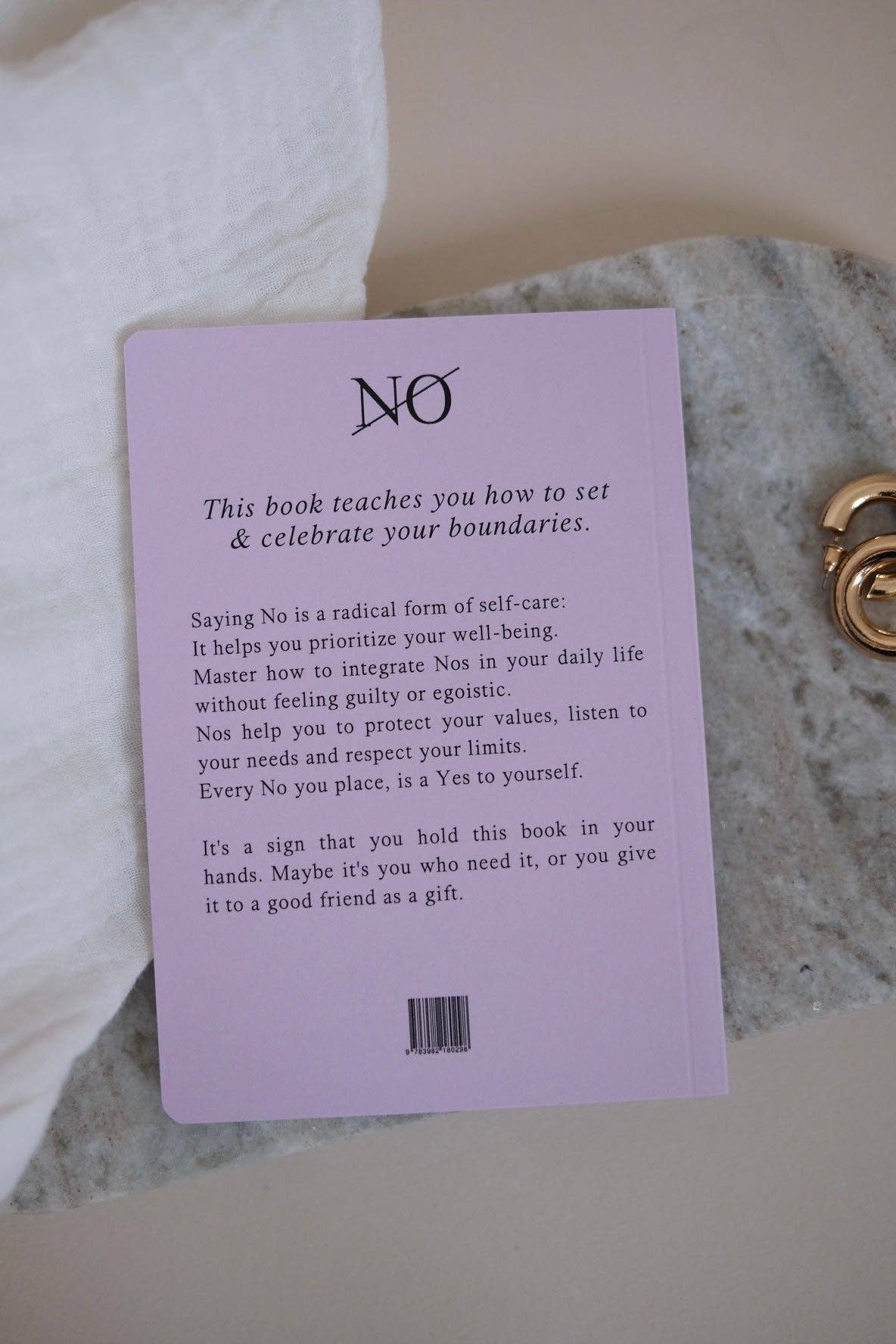 lavender THE LIFE BARN The No Book: Setting Boundaries for wholesale on Faire10
