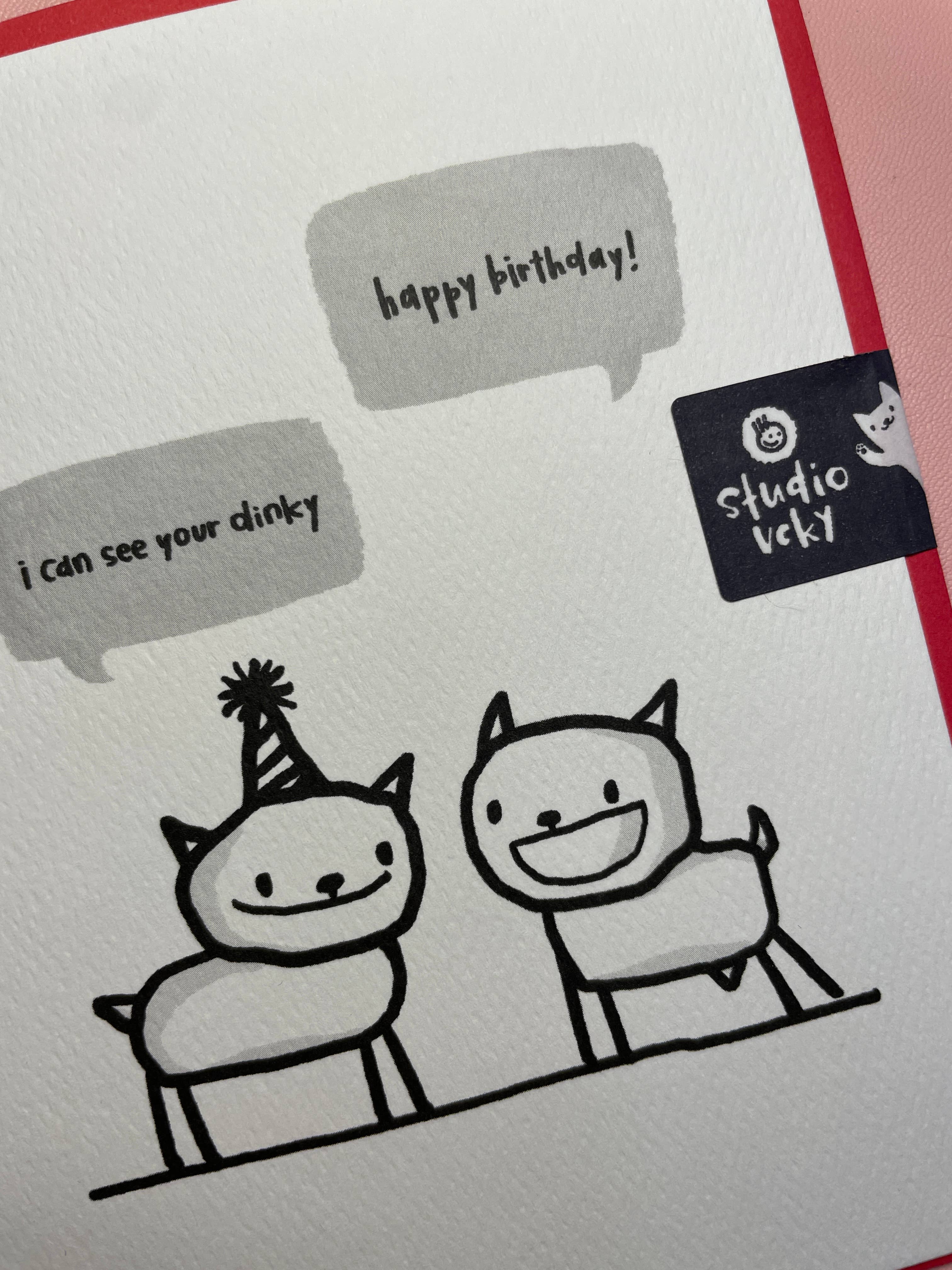 studio vcky - Wholesale Birthday Card - Greeting Card - Pen15 - Dinky1