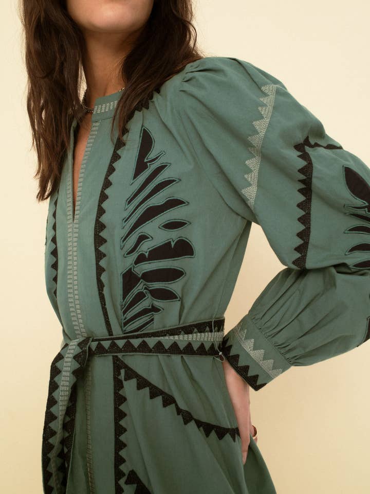 Sonmer Shop USA - Wholesale Jurk - Dames - Susan jurk groen4