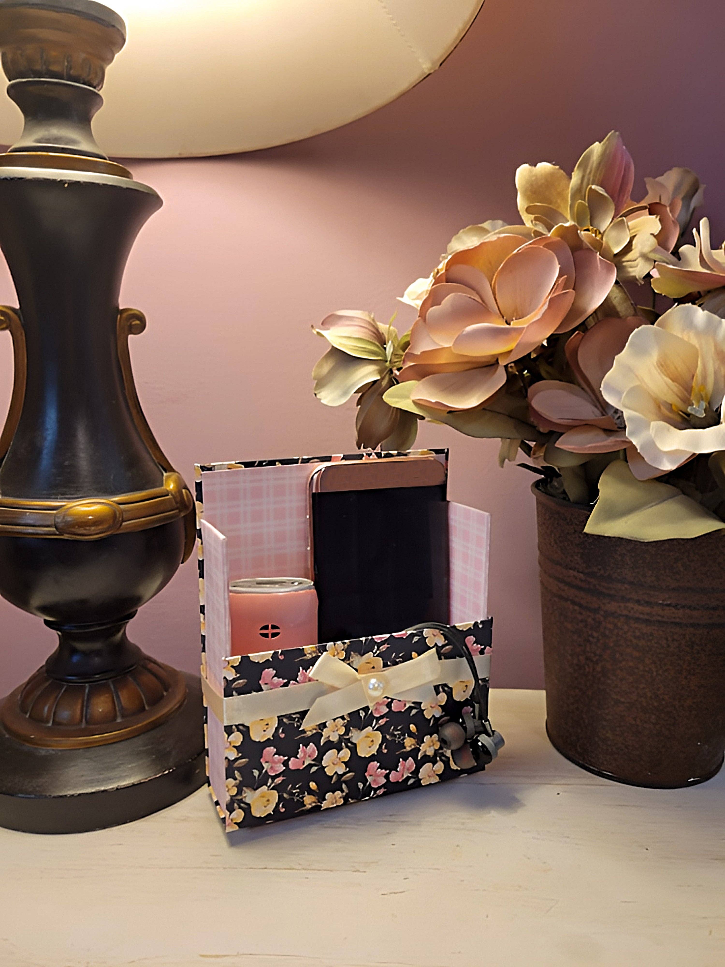 Chic Brico - Wholesale Stationery/Notecard Set - 42-Pc Stationery Gift Box Set w/Desk Organizer, Yellow Roses6