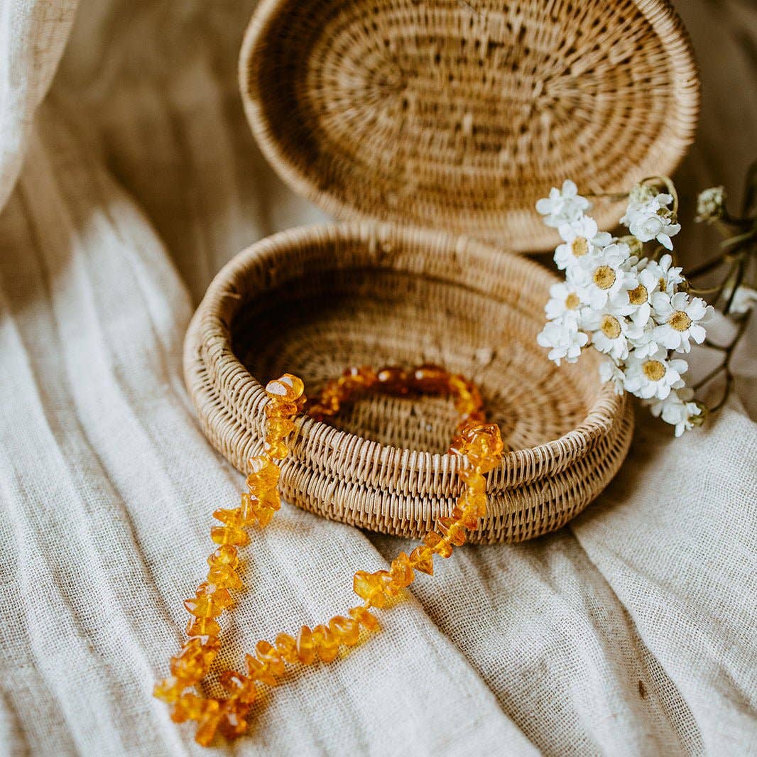 Insight Stones - Wholesale Beaded/Pearl Necklace - Children's amber necklace1