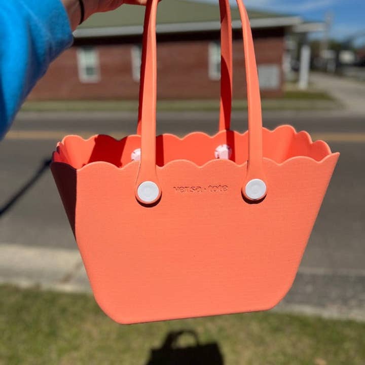 MiMi Wholesale - Wholesale Tote Bag - Women's - V2335 Rose Scalloped Versa Tote w/ Interchangeable Straps8