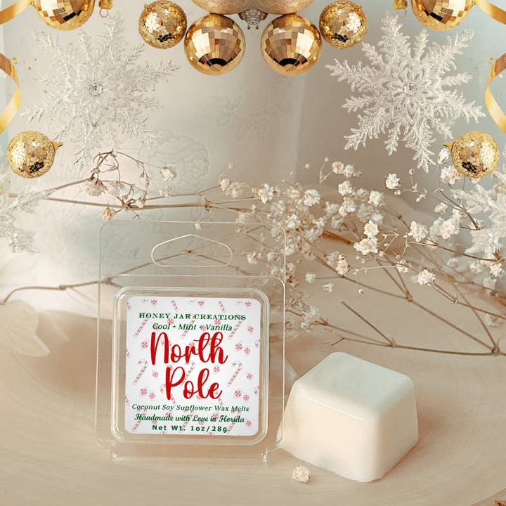 North Pole | Christmas-Inspired | Artisan Wax Melts for wholesale by Honey Jar Creations
