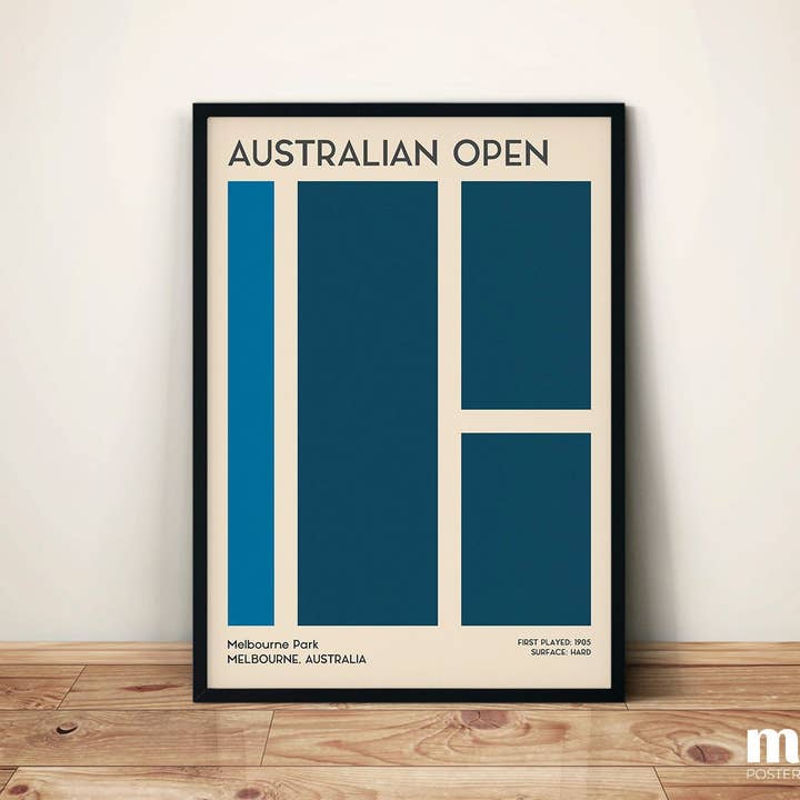 AUSTRALIAN OPEN - Grand Slam Tennis Print for wholesale by Sera/Lina