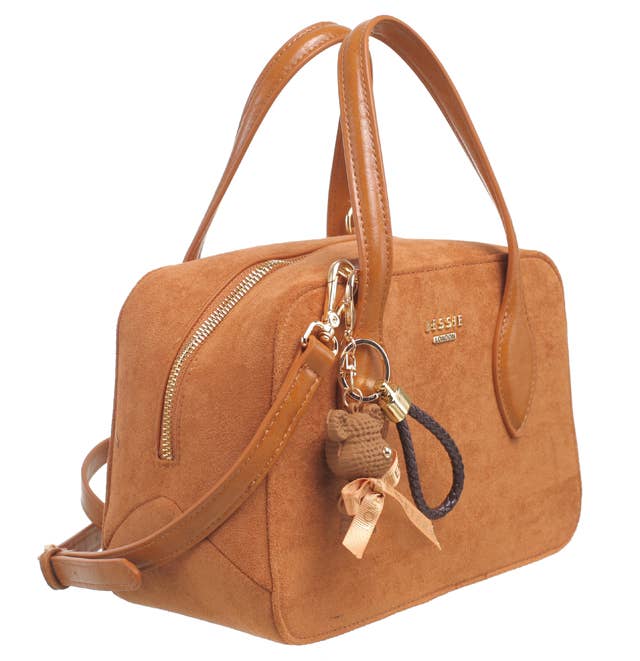 Bessie London - Vendita all'ingrosso Borsa tote - Donna - BORSA TOTE IN CAMOSCIO TEDDY CHARM5