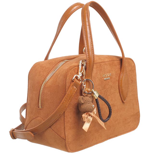 Bessie London - Vendita all'ingrosso Borsa tote - Donna - BORSA TOTE IN CAMOSCIO TEDDY CHARM5