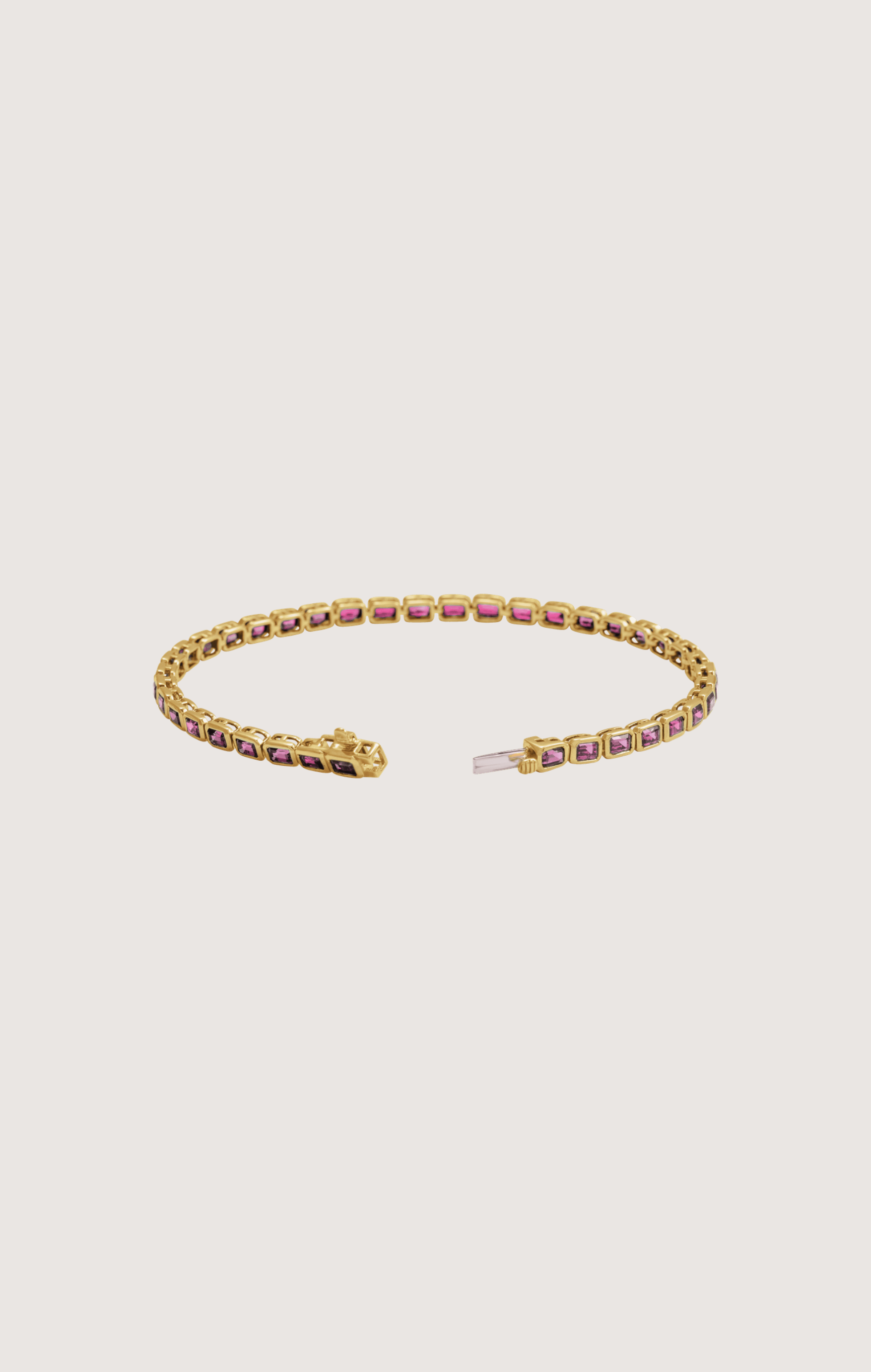 Whxte Atelier - Wholesale Tennis Bracelet - THE HEART'S HORIZON PINK TOURMALINE TENNIS BRACELET1