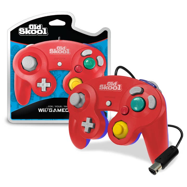 GameCube Controller rood/blauw voor wholesale door Old Skool
