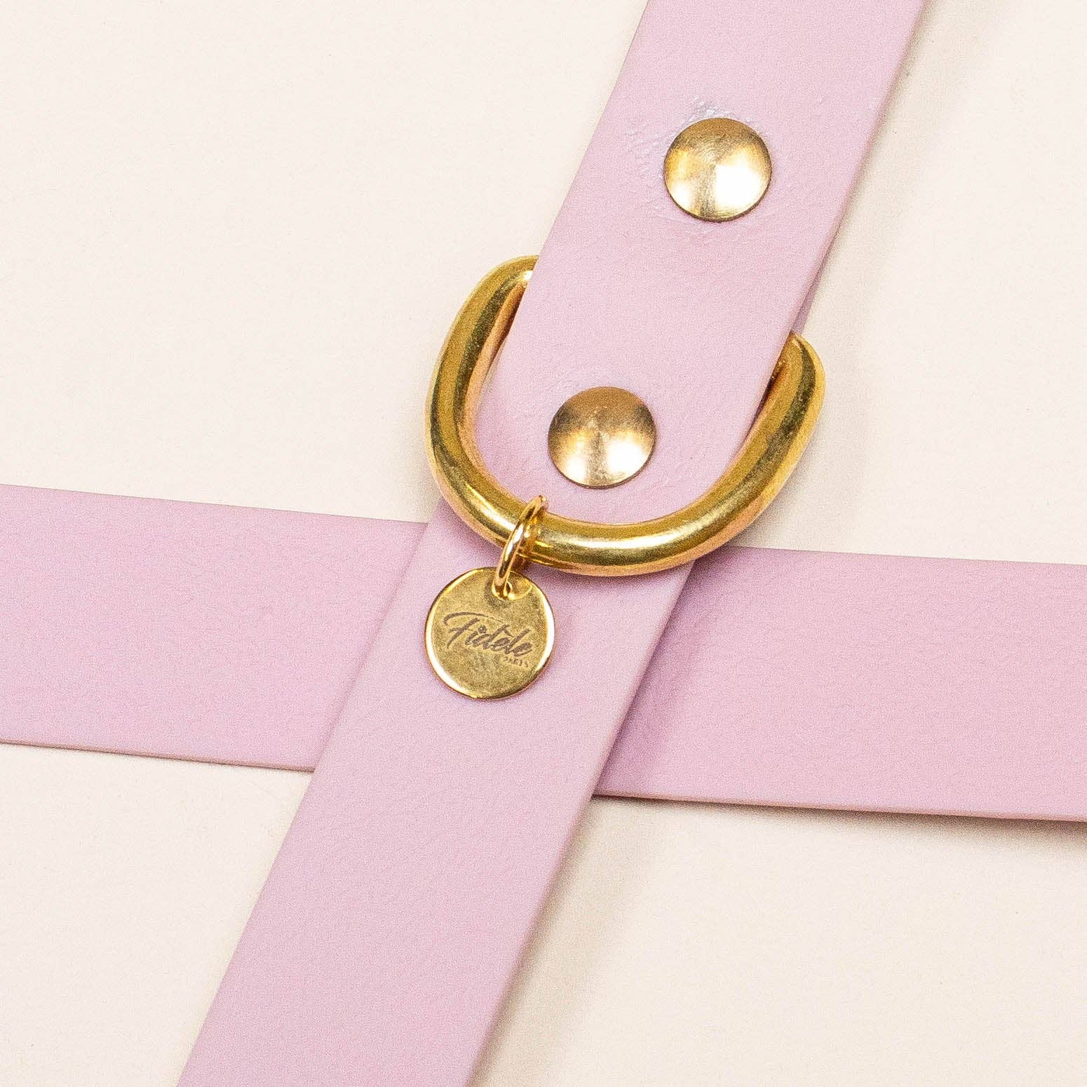 Fidèle Paris - Wholesale Pet Leash - Dog - Leash “The Adventurer” - Lilac1