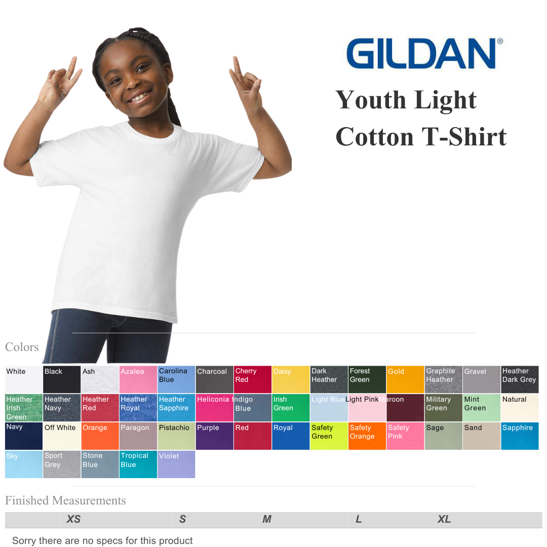 MYES BULK APPAREL - Vente T-shirt – enfant - T-shirt en coton unisexe pour jeunes – T-shirt doux pour enfants2