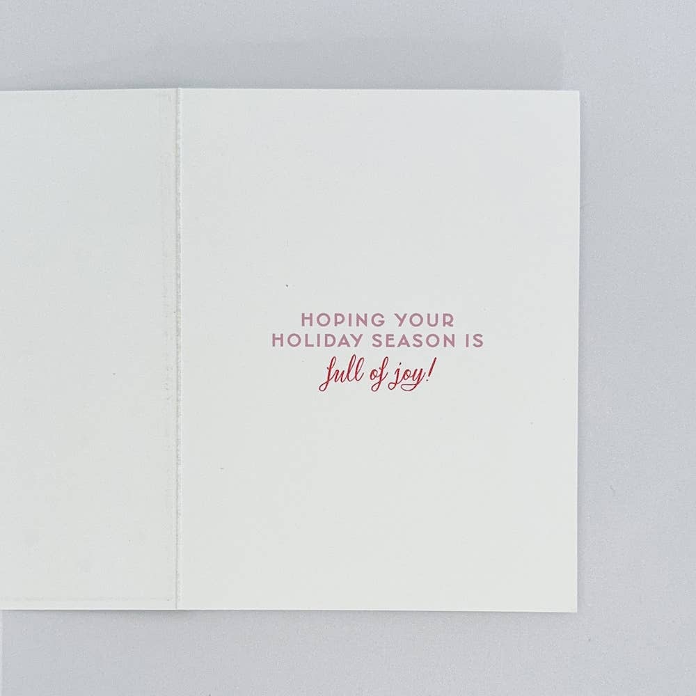 Blue Leaf Design Co. – Großhandel Saisongrußkarte – Fröhliche Feiertage Grußkartenset2