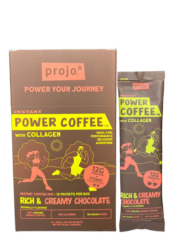 Power Coffee with Collagen 12 Pack - Rich & Creamy Chocolate for wholesale by projo*