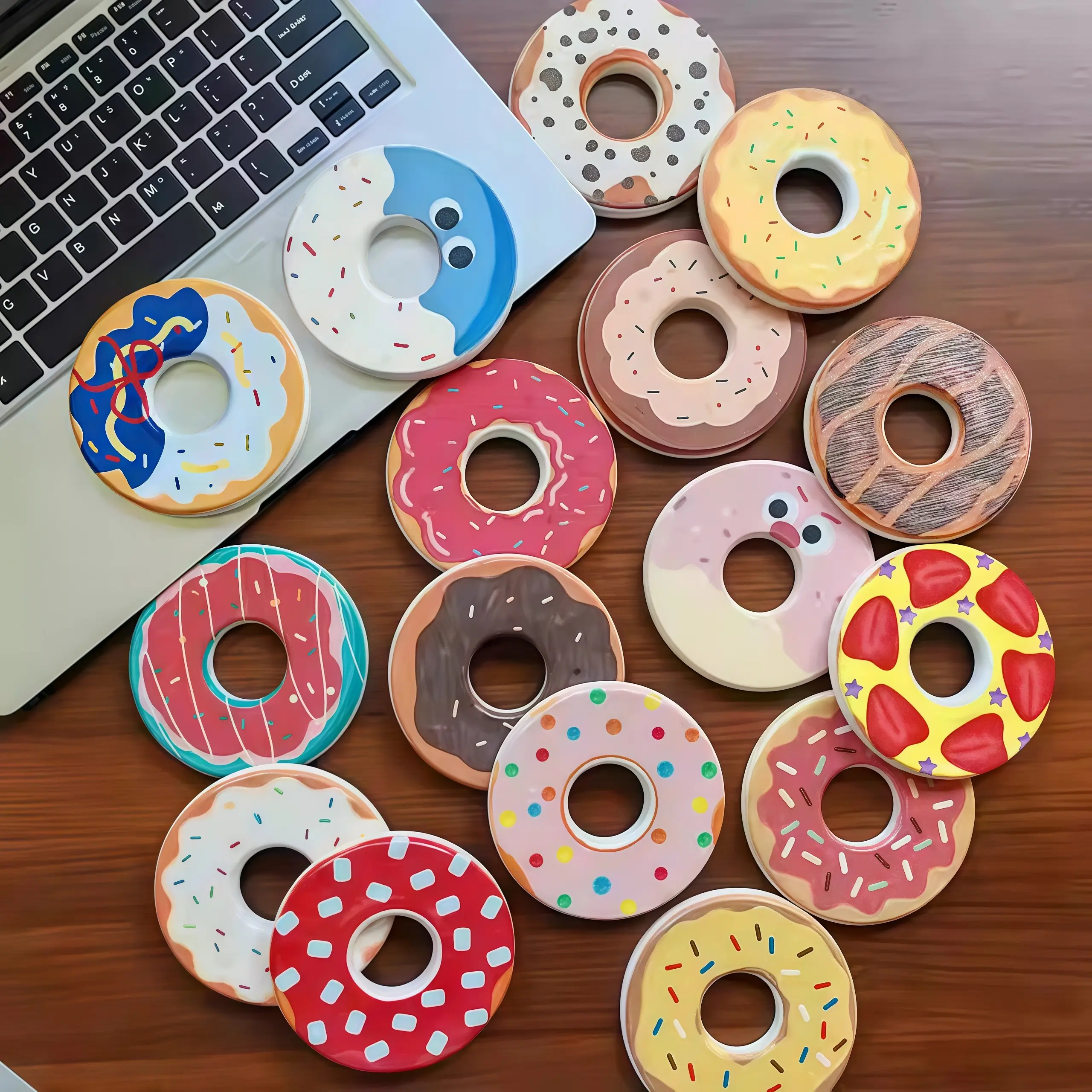 Otterware – wholesale Coasters – Novelty Doughnut Diatomaceous Earth Coasters16