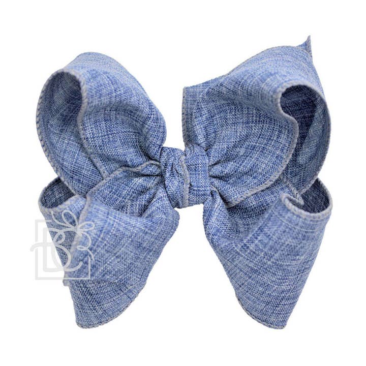 NOEUD EN LIN SUR CLIP pour la vente par Beyond Creations, LLC