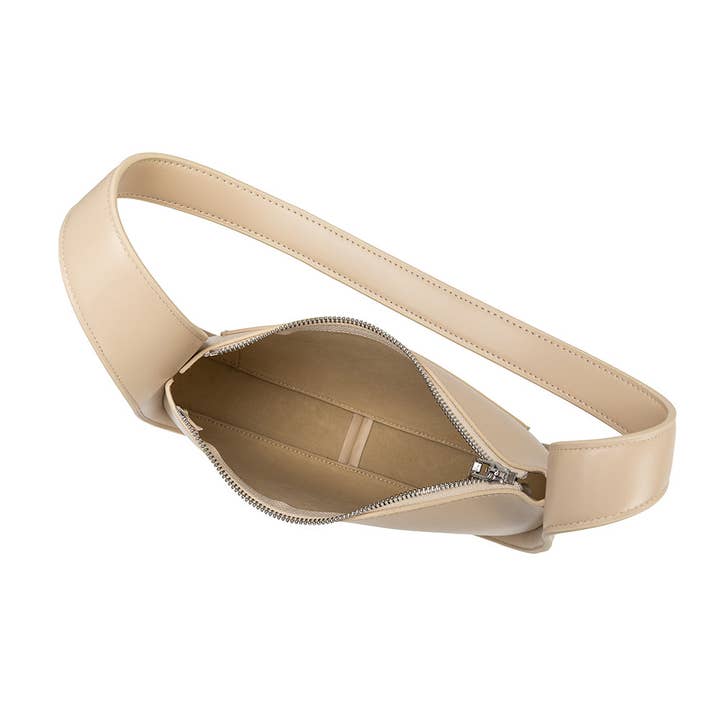 Melie Bianco - Wholesale Shoulder Bag - Women's - Willow Bone Recycled Vegan Shoulder Bag3