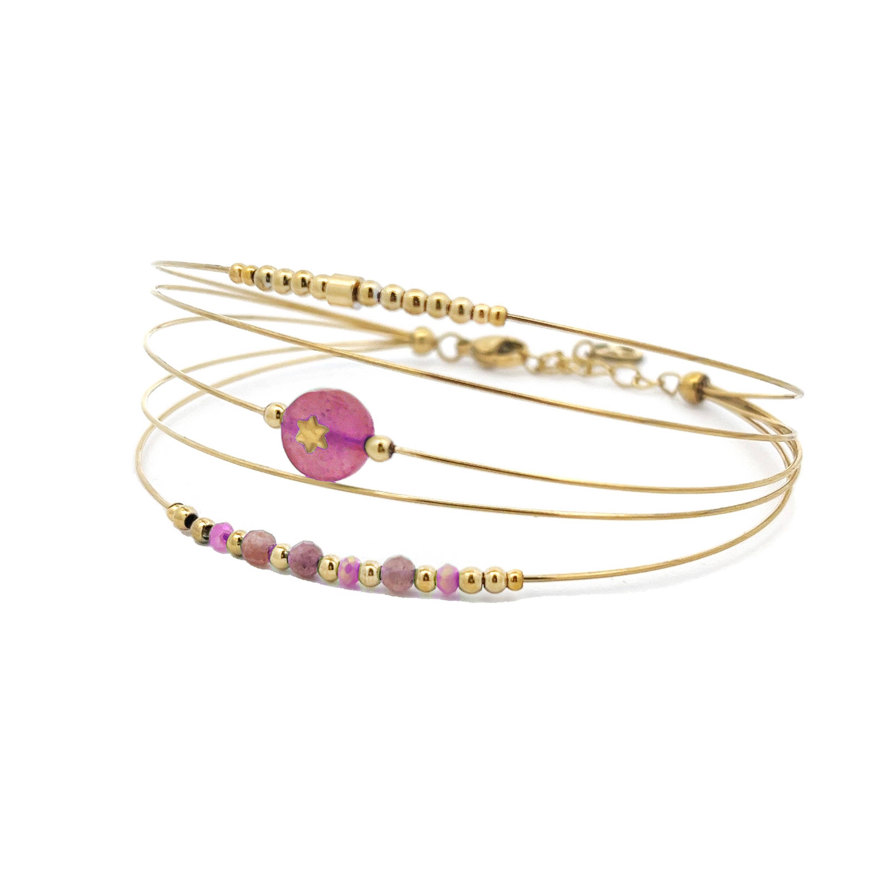 AMORINO SRL – Großhandel Manschettenarmband – Armband aus Kristall und Stein – PC23104E9911