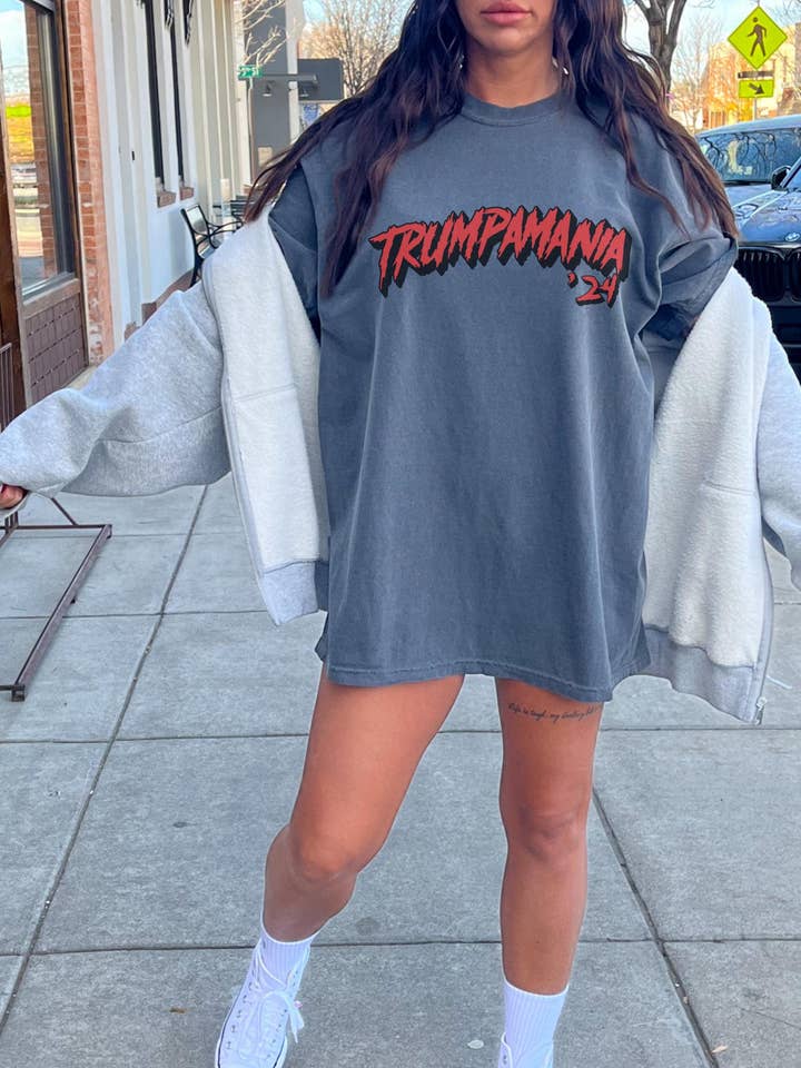 Retro Trumpamania Donald Trump MAGA Wrestling Tee for wholesale by Monday Muse