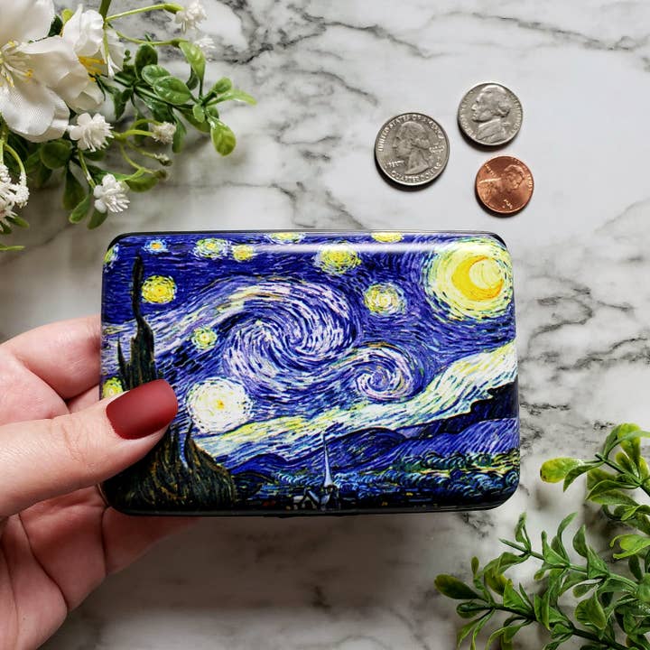 Monarque - Wholesale Wallet - Unisex - Van Gogh - The Starry Night Armored Wallet