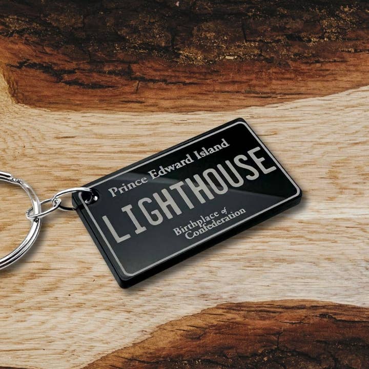 Prince Edward Island mini License plate keychain souvenir for wholesale by Harkak Creative
