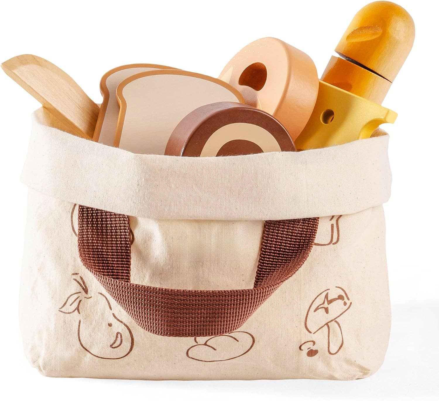 Robud & Mewoofun Official Store - Wholesale Toy Set - Kids - Robud Wooden  Pretend Play Realistic Food Cutting Set Toys4