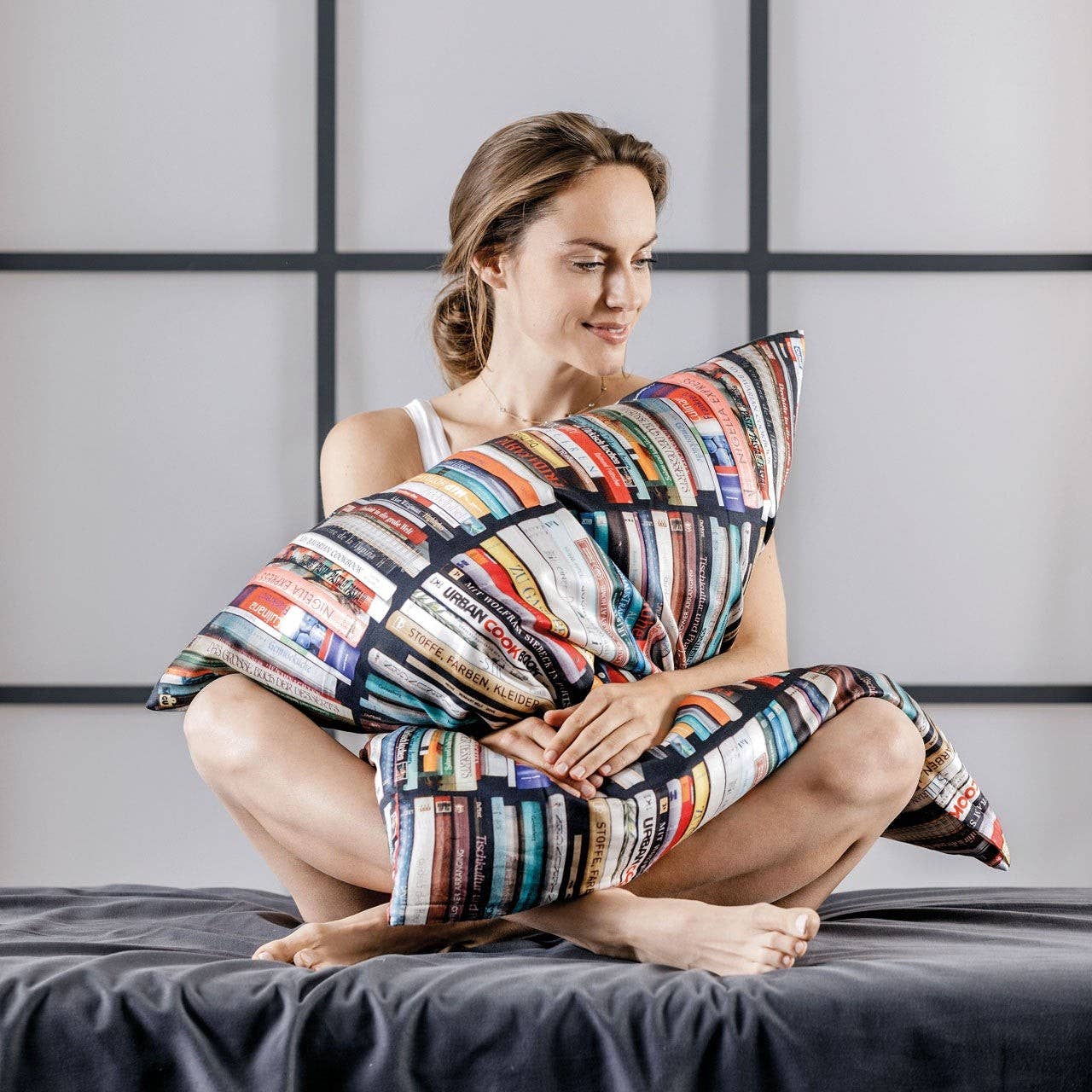 Apelt - Vente Parure de lit - Ben GOTS Parure de lit colorée en satin de coton 135 x 200 cm1